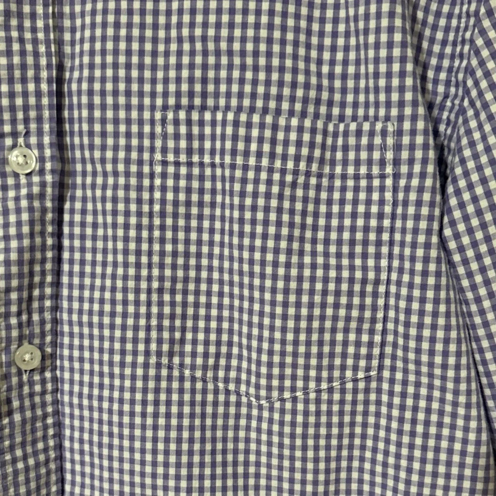 J. Crew Men's Purple Checkered Button Down Shirt